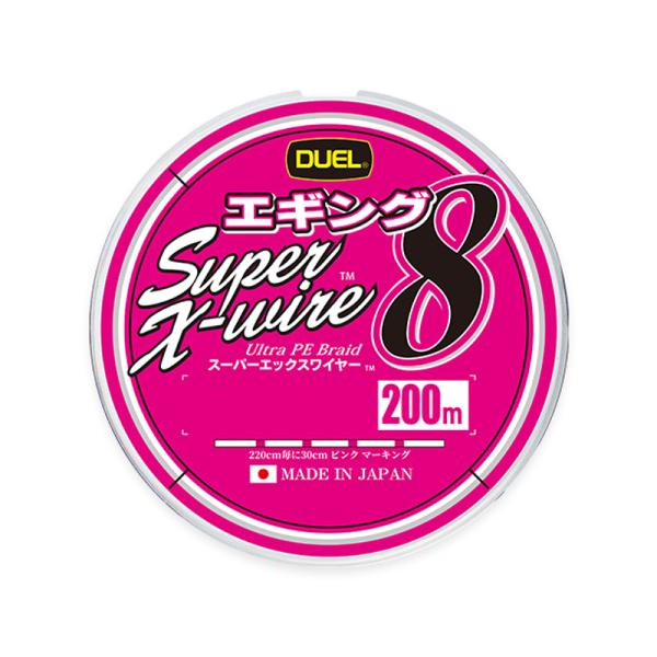 デュエル　H4634-WPM スーパーエックスワイヤー 8 エギング 200m 0.8号 WPM ホ...