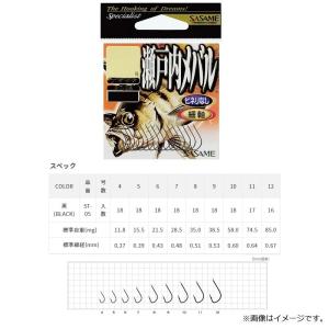 ササメ ST-05 瀬戸内メバル 8 黒の詳細画像1