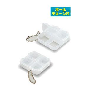 明邦　スクエア 4コマケース クリア