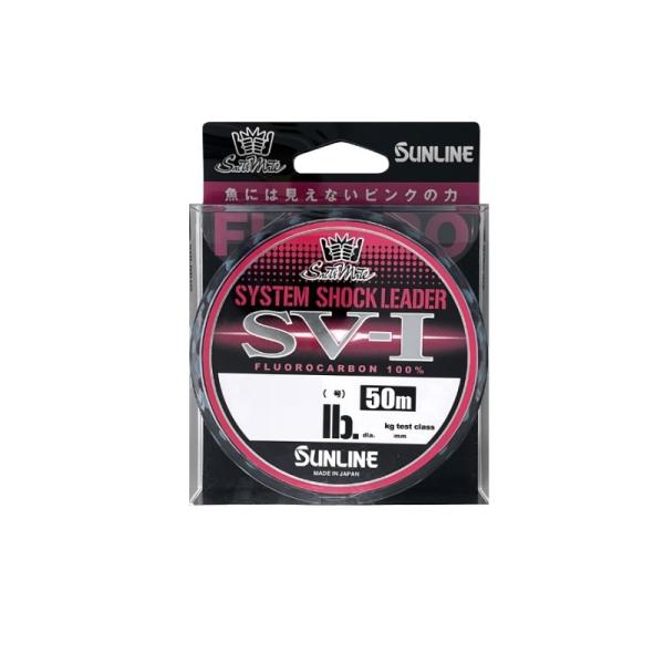 サンライン　1085 ソルティメイト システムショックリーダーSV-1 50m 16LB #4 マジ...