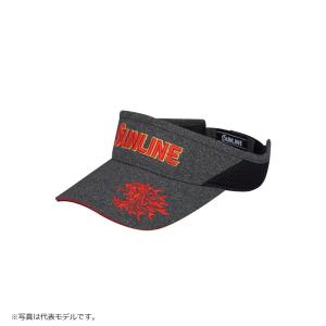 サンライン CP-3728 サンバイザー フリー 杢ブラック / ウェア ヘッドギア 帽子