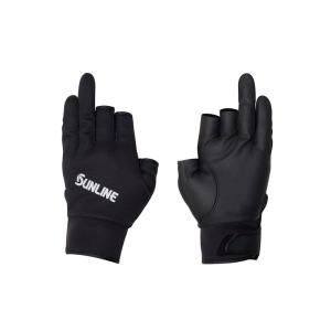 サンライン SUG-700 ライトフィットグローブ M ブラック/ホワイト