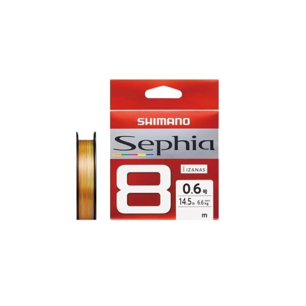 シマノ　LD-E51W セフィア 8 0.6号 150m 10m×5カラー