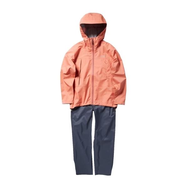 シマノ　RA-047X 3レイヤー レインスーツ S サーモンピンク