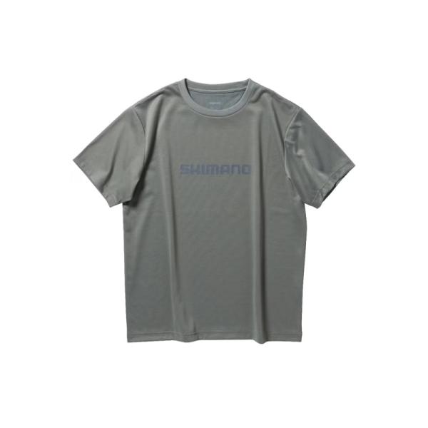 シマノ　SH-021W ドライロゴTシャツ ショートスリーブ L セージグリーン