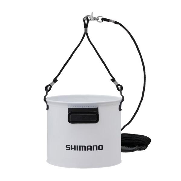 シマノ　BK-053Q 水汲みバッカン 21cm リアルホワイト