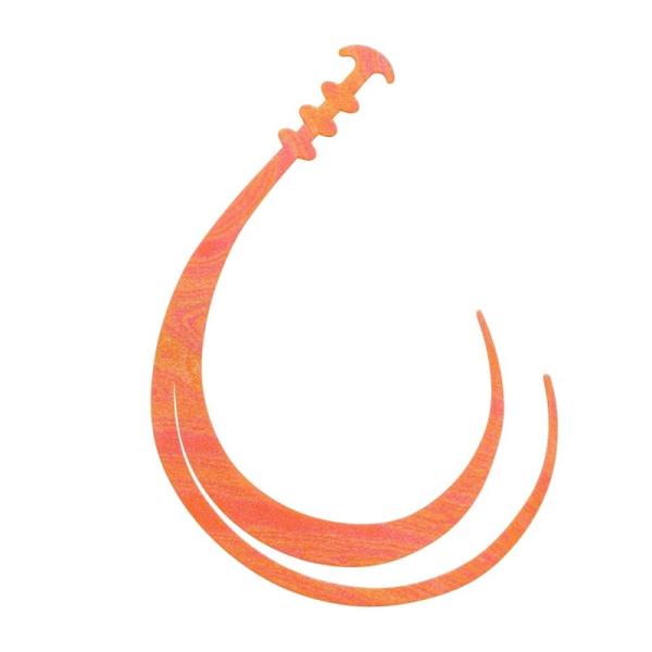 シマノ　ED-R03W シングルカーリー S 007 ホロオレンジ