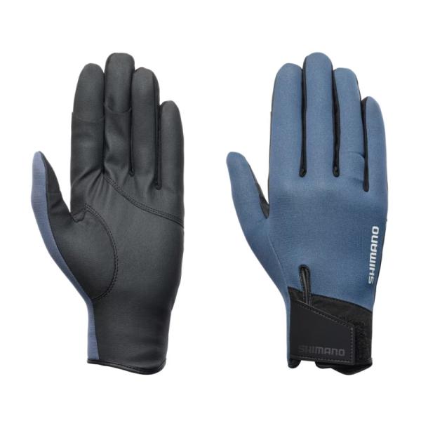 シマノ　GL-052Y 03 タイタニューム・アルファ グローブ 指出し XL ブルーグレー【釣り　...