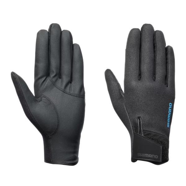 シマノ　GL-053Y 03 タイタニューム・アルファ グローブ フルカバー M ブラック【釣り　防...