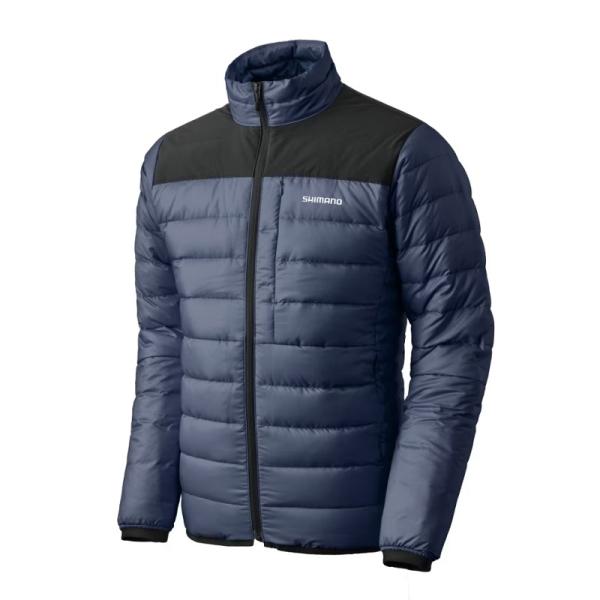 シマノ　WJ-012X テックダウン ジャケット L ネイビー【釣り　防寒ウェア　防寒着】