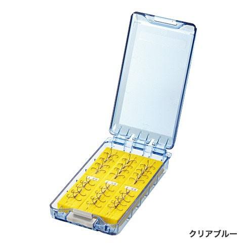 シマノ　鮎鈎クイックモバイルケース　クリアブルー　140x73x28mm