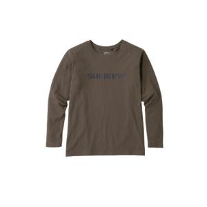シマノ　SH-095U スタンダードTシャツ(長袖) カーキ L