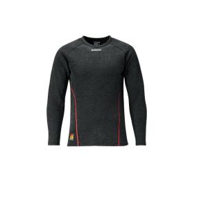 シマノ　IN-020Q ブレスハイパー+℃ストレッチアンダーシャツ(極厚タイプ) ブラック XL / 防寒シャツ 防寒アンダー 吸湿発熱