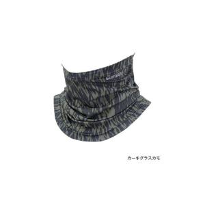 シマノ　AC-064Q SUN PROTECTION ネッククール フリー カーキグラスカモ / 日よけ UV対策