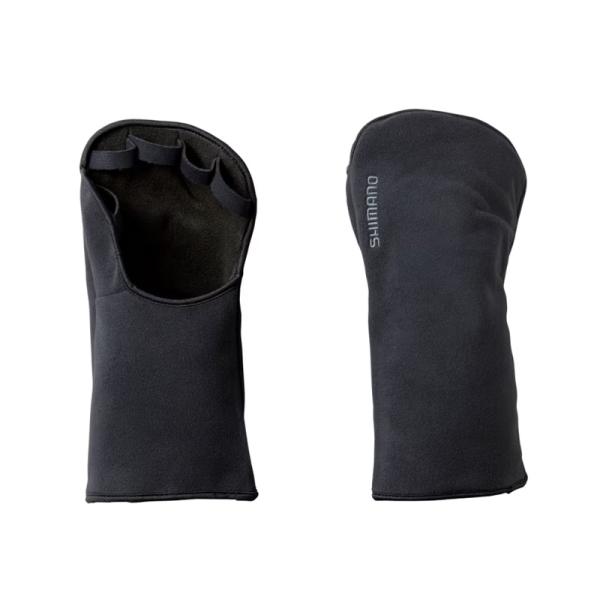 シマノ　GL-033W ゴアテックスウィンドストッパー フリース ハンドウォーマー プラス M ブラ...