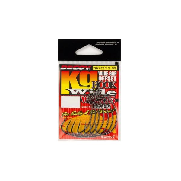 デコイ　WORM25 ワーム25 キロフックワイドフック　#2/0