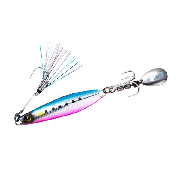 ハヤブサ　FS417 ジャックアイ マキマキ 80g 2 ケイムラブルピンイワシ