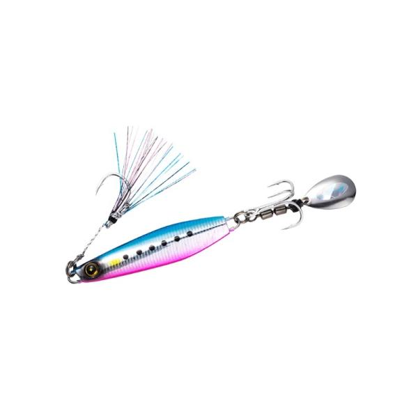 ハヤブサ　FS417 ジャックアイマキマキ 40g 02 ケイムラブルピンイワシ