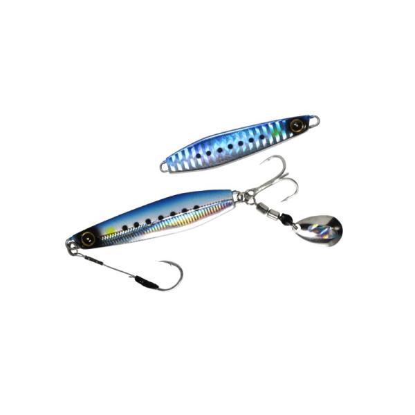 ハヤブサ　FS438 ジャックアイ マキマキ サゴシスペシャル 30g 1 ケイムラブルーイワシ