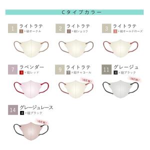HANAMI バイカラー 3Dマスク 立体マス...の詳細画像5
