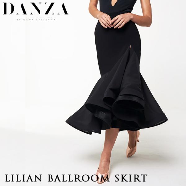 社交ダンス 衣装 社交ダンス衣装 モダンスカート スカート 黒 ロング 練習着 レッスンウェア ダン...