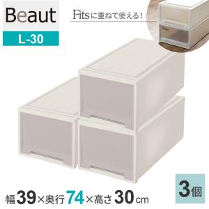 天馬 収納ケース ビュートケース 幅39×奥行53×高さ30cm カプチーノ