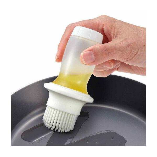 油引き フォルマ ワンプッシュ 油引き 60ml ホワイト ｜ ワンプッシュ シリコン はけ ハケ ...