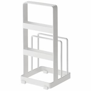 山崎実業 プレート 包丁&まな板スタンド ホワ...の詳細画像1