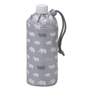 ペットボトルカバー 500ml用 ドット ＆ キー P-3220 ｜ 保冷 保温 PET
