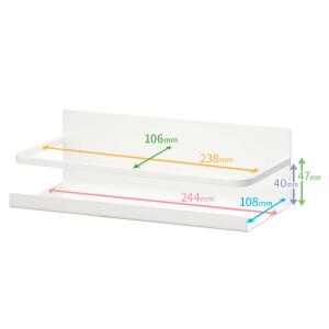 山崎実業 調味料ラック プレート マグネットス...の詳細画像3