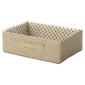 ちどり産業 カラーボックス対応 PPバスケット 内布付き フル 水玉