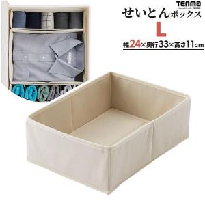 仕切りケース PROfix せいとんボックス L（幅24×奥行33×高さ11cm）