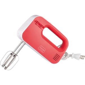 ミラクルス 電動ハンドミキサー レッド D-1123 ｜ 泡立て器