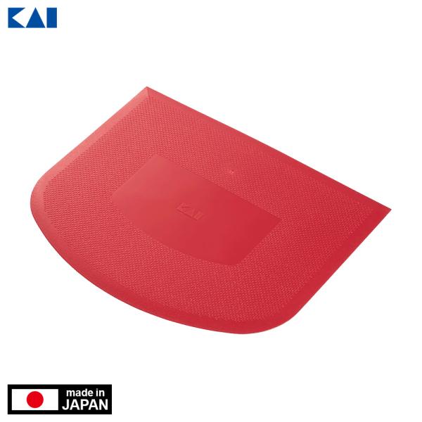貝印 スケッパー 表面エンボス加工のスクレッパー レッド DL6287 ｜ スクレイパー ヘラ ドレ...