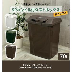 ゴミ箱 屋外 SPハンドル付 ダストボックス ...の詳細画像1