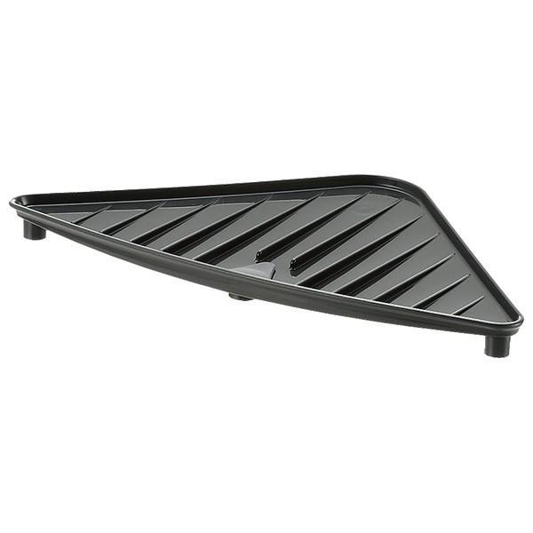 リッチェル 水切りトレー ラクール シンクコーナートレー ダークグレー ｜ Lacour スポンジ置...