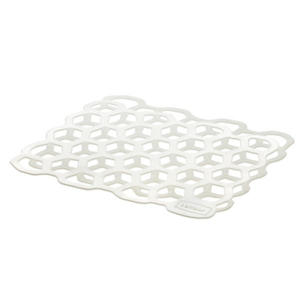 リッチェル シンクマット ラクール シリコーンマット ホワイト ｜ Lacour キズ防止 クッショ...