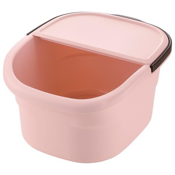 リッチェル 足湯バケツ ハユール フットバスバケツ ピンク 18163 ｜ フットバス 足浴 フット...