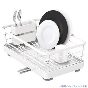 水切りラック Wコート 水切り スリム ホワイ...の詳細画像5