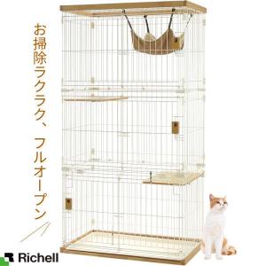 リッチェル（Richell） ペット用 3WAYサークル トレー ｜ 木製3WAY