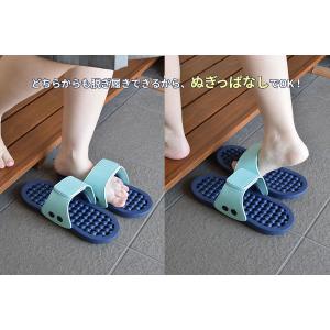 ベランダサンダル らくらくぬぎっパ ネイビー ...の詳細画像2