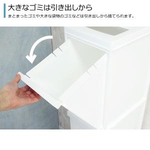 ゴミ箱 ユニード 多段スリムペール2段 20L...の詳細画像3