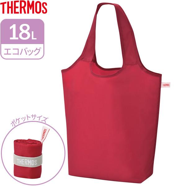 サーモス エコバッグ ポケットバッグ 18L レッド REX-018 ｜ THERMOS コンビニ ...