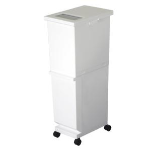 ゴミ箱 ユニード 分別スリム2段 55L(32...の詳細画像1