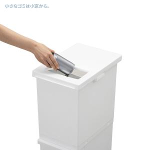 ゴミ箱 ユニード 分別スリム2段 55L(32...の詳細画像2