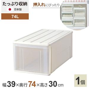 天馬 収納ケース たっぷり収納ケース 幅39×奥行66×高さ30cm ホワイト