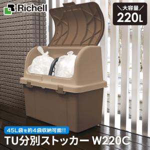 リッチェル ゴミ箱 屋外 大容量 TU分別スト...の詳細画像2