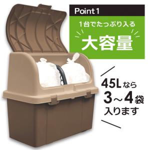 リッチェル ゴミ箱 屋外 大容量 TU分別スト...の詳細画像3