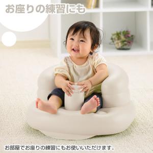リッチェル ふかふかベビーチェア 抗菌 グレー...の詳細画像4