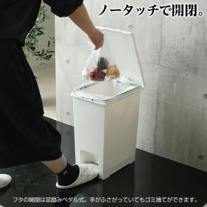 ゴミ箱 エバン ペダルペール 20L ホワイト...の詳細画像2